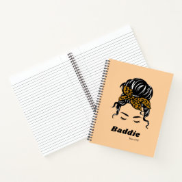 Anpassbare Baddie Notizbuch