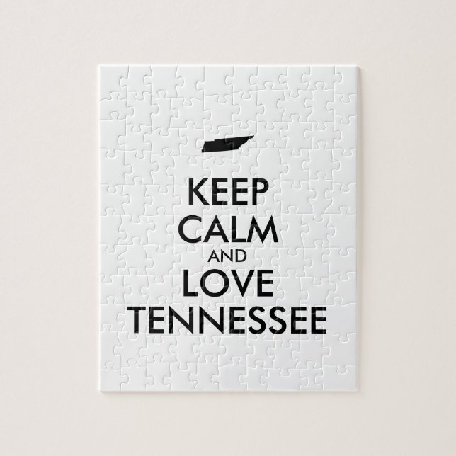 Anpassbare BEHALT-CALM und LIEBE TENNESSEE (Vertikal)