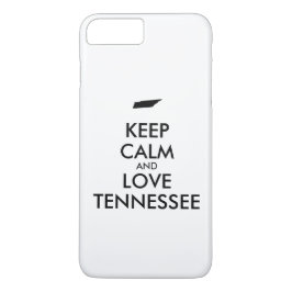Anpassbare BEHALT-CALM und LIEBE TENNESSEE Case-Mate iPhone Hülle