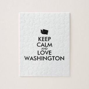 Anpassbare BEHALT-CALM und LIEBE WASHINGTON