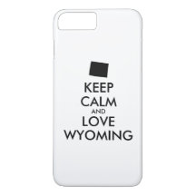 Anpassbare BEHALT-CALM- und LIEBE-WYOMING