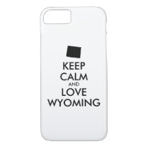 Anpassbare BEHALT-CALM- und LIEBE-WYOMING