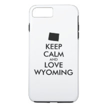 Anpassbare BEHALT-CALM- und LIEBE-WYOMING