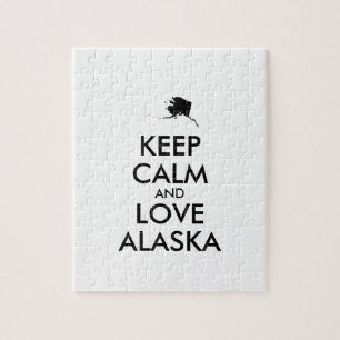 Anpassbare BEHALTEN CALM und LIEBE ALASKA