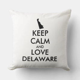 Anpassbare BEHALTEN CALM- und LIEBE-DELAWARE Kissen