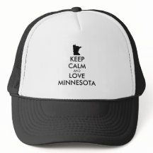 Anpassbare BEHALTEN CALM und LIEBE MINNESOTA