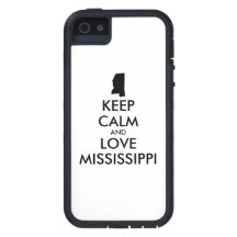 Anpassbare BEHALTEN CALM und LIEBE MISSISSIPPI