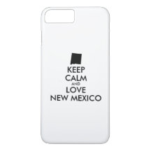 Anpassbare BEHALTEN CALM und LIEBE NEUE MEXIKO