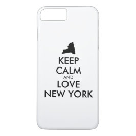 Anpassbare BEHALTEN CALM und LIEBE NEW YORK Case-Mate iPhone Hülle