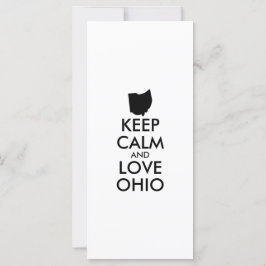 Anpassbare BEHALTEN CALM und LIEBE OHIO