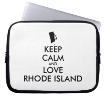 Anpassbare BEHALTEN CALM und LIEBE RHODE ISLAND