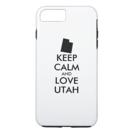 Anpassbare BEHALTEN CALM- und LIEBE-UTAH Case-Mate iPhone Hülle