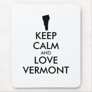Anpassbare BEHALTEN CALM- und LIEBE-VERMONT Mousepad