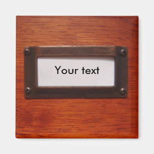 Anpassbare Beschriftung des Dateikabels Magnet