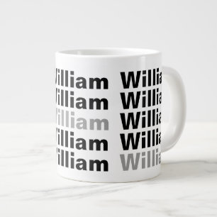 Anpassbare Bezeichnung hinzufügen 2 Jumbo-Tasse