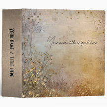 Anpassbare Binder für Goldene Blume