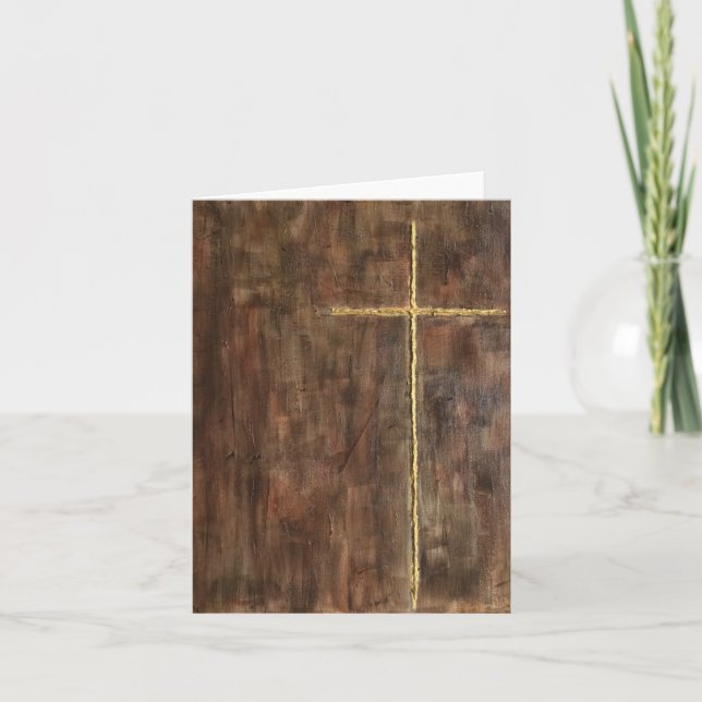 Anpassbare Blank-Cross-Note-Karte Karte (Vorderseite)