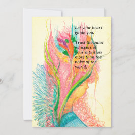 Anpassbare Blume-Flachkarte