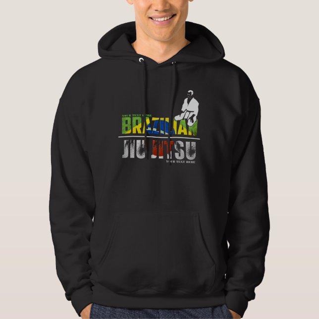 Anpassbare brasilianische Jiu-Jitsu Hoodie (Vorderseite)