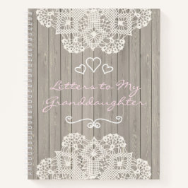 Anpassbare Briefe an meine Enkelin Notizbuch
