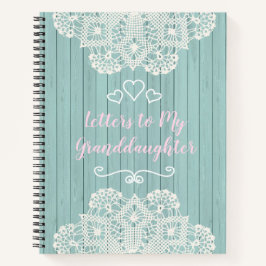 Anpassbare Briefe an meine Enkelin Notizbuch