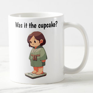 Anpassbare Cartoon-Gewichtsskala Kaffeetasse