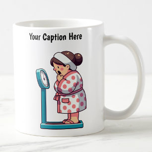 Anpassbare Cartoon-Waage Kaffeetasse