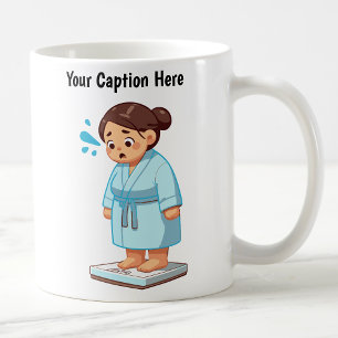 Anpassbare Cartoon-Waage Kaffeetasse