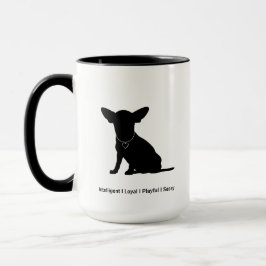 Anpassbare Chihuahua Yin Yang-Kaffee-Tasse Tasse