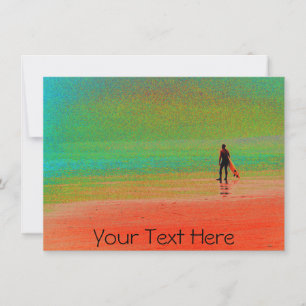 Anpassbare Cornwall-Surfer-Karte