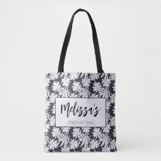 Anpassbare Crochet-Tasche, fügen Sie Ihren Namen Tasche
