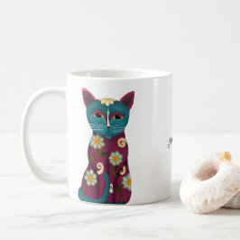 Anpassbare Daisy Cat-Tasse Kaffeetasse