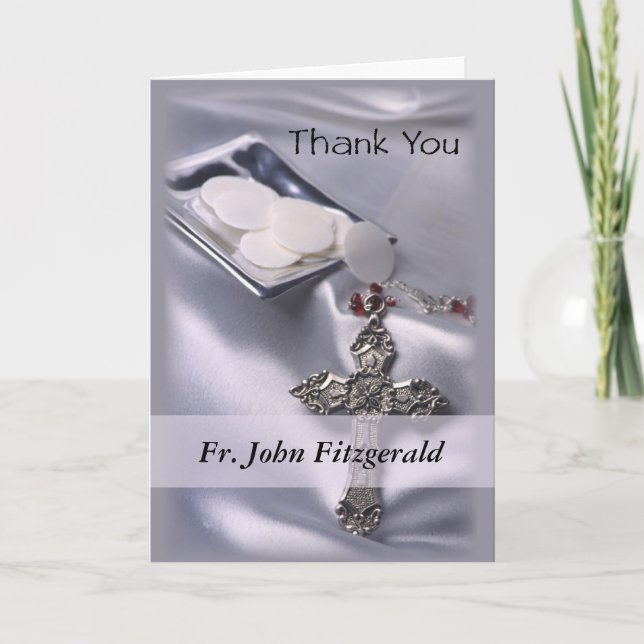 Anpassbare Danksagung für das Jubiläumsgeschenk Dankeskarte (Vorderseite)