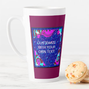Anpassbare Darstellung der Liebe Latte-Tasse Milchtasse