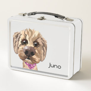 Anpassbare Doodle Dog Lunch Box