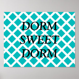 Anpassbare Dorm Sweet Dorm Poster