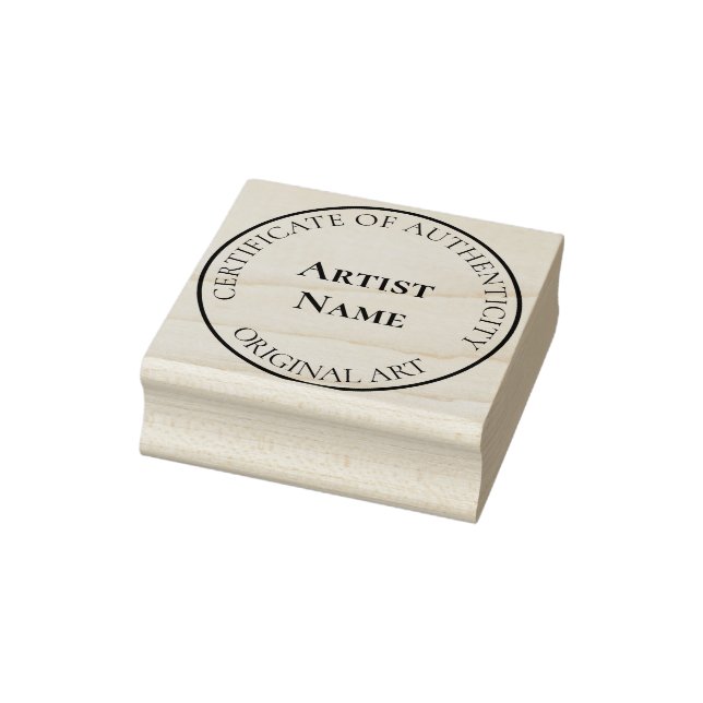 Anpassbare Echtheitszertifikate-Briefmarke Gummistempel (Stempel)