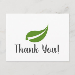 Anpassbare einfache Shaklee Vielen Dank Postcard Postkarte