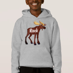 Anpassbare Elche - Kinderhoodie Hoodie