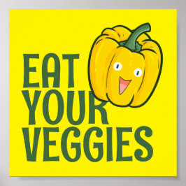Anpassbare Ernährung Ihre Veggies - Bell Pepper-Ve Poster