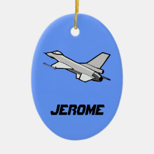 Anpassbare F16-Falkendesign Keramikornament