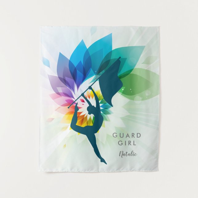 Anpassbare Farbbandgeräte Wandteppich (Vorderseite)