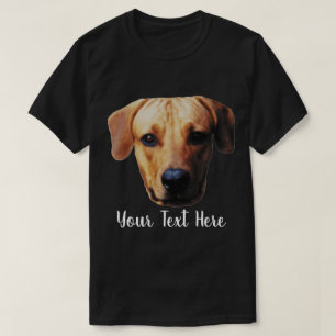Anpassbare Foto-Hundfläche T-Shirt