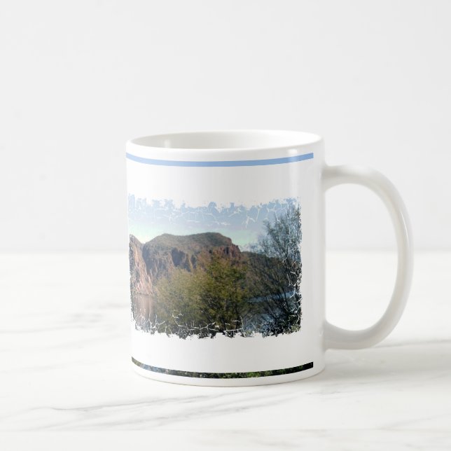 Anpassbare Foto-Trinkbehälter mit Crackle Pattern Kaffeetasse (Rechts)