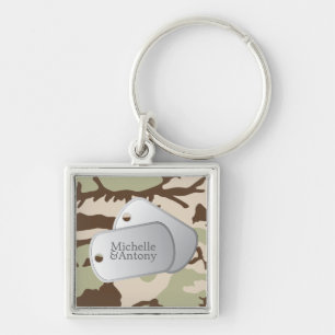 Anpassbare Foto- und Dog-Tags Schlüsselanhänger