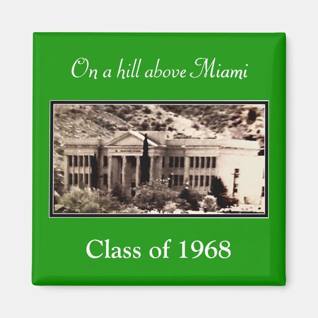 Anpassbare Foto- und Textmagnete in Ihren Farben Magnet (Vorne)