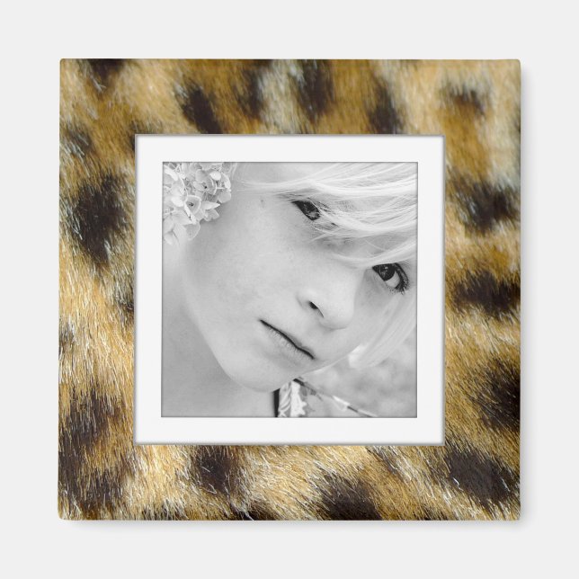 Anpassbare Fotos Leopard für Druckmagneten hochlad Magnet (Vorne)