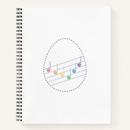 Anpassbare Frühlingsmelodie (Fusion) Notizbuch