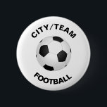 Anpassbare Fußball Button<br><div class="desc">Anpassbare Fußballtasten. Text und Bild können auf diesem Produkt bearbeitet oder gelöscht werden.</div>