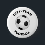 Anpassbare Fußball Button<br><div class="desc">Anpassbare Fußballtasten. Text und Bild können auf diesem Produkt bearbeitet oder gelöscht werden.</div>